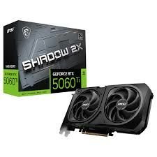 MSI VGA GEFORCE RTX 5060 TI 16G SHADOW 2X OC PLUS RTX5060TI 16GB GDDR7 128B DX12 PCIE 5.0 X16 (3XDP 1XHDMI)