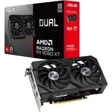 ASUS DUAL RX9060XT 8G AMD RADEON RX 9060 8G 8GB GDDR6 128bit HDMI 2xDP EKRAN KARTI