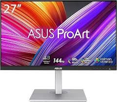 ASUS PROART PA278CGV 27 2K IPS HDR400 2560x1440 5MS 144HZ DP HDMI USB-C MM VESA 3YIL 95% DCI-P3 CALMAN SERTIFIKALI PD 90W PIVOT Monitör