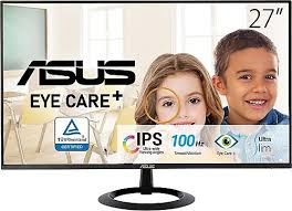 ASUS VZ27EHF 27 IPS FREESYNC 1920x1080 1MS 100HZ HDMI VESA 3YIL EYECARE, FLICKER-FREE,CERCEVESIZ,DUSUK MAVI ISIK Monitör