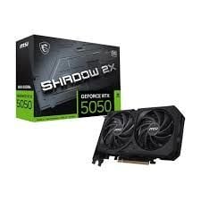 MSI VGA GEFORCE RTX 5050 8G SHADOW 2X OC RTX5050 8GB GDDR6 128B DX12 PCIE 5.0 X16 (3XDP 1XHDMI)