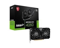MSI VGA GEFORCE RTX 4060 VENTUS 2X BLACK 8G RTX4060 8GB GDDR6 128B DX12 PCIE 4.0 X8 (3XDP 1XHDMI)