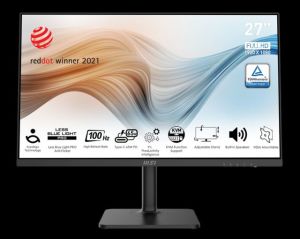 MSI 27 MODERN MD272XP 1920x1080 (FHD) FLAT IPS 100HZ 1MS ANTI-GLARE PIVOT MONITOR