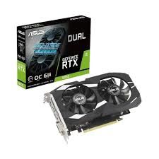 ASUS DUAL-RTX3050-O6G NVIDIA GEFORCE RTX 3050 6G 6GB GDDR6 96bit 1537MHz OC DVI HDMI DP EKRAN KARTI