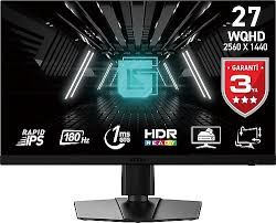 MSI 27 G272QPF E2 2560x1440 (WQHD) 16:9 FLAT RAPID IPS 180HZ 1MS ADAPTIVE-SYNC PIVOT GAMING MONITOR