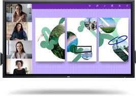 DELL 65 P6524QT 4K UHD INTERACTİVE TOUCH MONİTOR - 60 Hz 9 MS 3840 x 2160 1x DP 3x HDMI