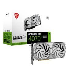 MSI VGA GEFORCE RTX 4070 TI SUPER 16G VENTUS 2X WHITE OC RTX4070 TI SUPER 16GB GDDR6X 192B DX12 PCIE 4.0 X16 (3XDP 1XHDMI)