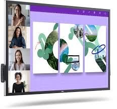 DELL 55 P5524QT 4K INTERACTİVE TOUCH MONİTOR - 60 HZ 9MS 3840 x 2160 1x DP 3x HDMI