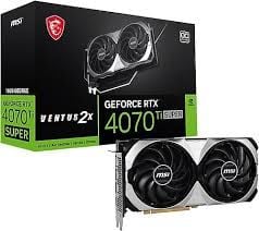 MSI VGA GEFORCE RTX 4070 TI SUPER 16G VENTUS 2X WHITE OC RTX4070 TI SUPER 16GB GDDR6X 192B DX12 PCIE 4.0 X16 (3XDP 1XHDMI)