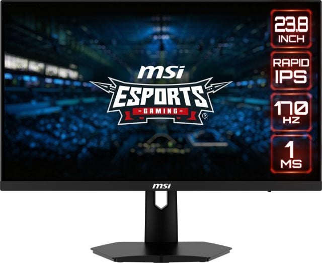 MSI 23.8 G244F E2 FLAT RAPID IPS 1920x1080 (FHD) 16:9 180HZ 1MS FREESYNC PREMIUM GAMING MONITOR