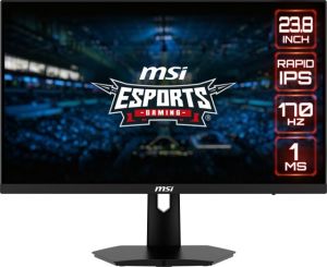 MSI 23.8 G244F E2 FLAT RAPID IPS 1920x1080 (FHD) 16:9 180HZ 1MS FREESYNC PREMIUM GAMING MONITOR