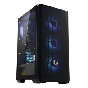 NSE-300-KKGSK-4A NOVA MESH SE TG + 4ARGB WITH CONTROLLER Black