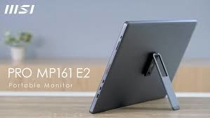 MSI 15.6 PRO MP161 E2 1920x1080 (FHD) 16:9 FLAT IPS 60HZ 4MS ADAPTIVE-SYNC PORTATIF MONITOR