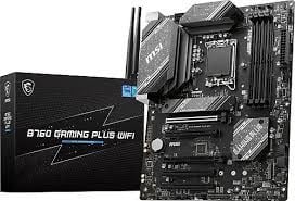 MSI B760 GAMING PLUS WIFI SOKET 1700 DDR4 5333(OC) PCI-E ,M.2 USB3.2 HDMI,DP 1X 2.5G LAN WI-FI 6E ATX