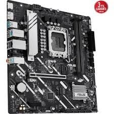 ASUS MB PRIME H810M-A-CSM Intel H810 LGA1851 DDR5 6400 DP HDMI Çift M2 USB3.2 AURA RGB mATX 6+1+1+1 Güç Aşamaları, Uzaktan Yönetim Yazılımı, Ready for Advanced AI PC