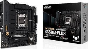 ASUS TUF GAMING B650-PLUS AMD B650 AM5 DDR5 6400 DP HDMI 3X M2 USB3.2 AURA RGB 2.5GBİT LAN ATX 128GB A KADAR RAM DESTEĞİ ASUS TUF PROTECTION ARMOURY CRATE
