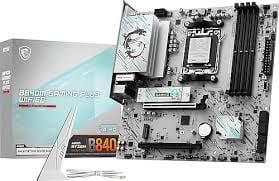 MSI B840M GAMING PLUS WIFI6E AM5 DDR5 8000MHZ(OC) HDMI , DP,2X M.2 USB 5 GBS 2.5G LAN WI-FI 6E MATX