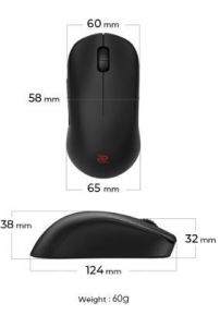 U2 Simetrik Orta boy Kablosuz Wriless Espor Oyuncu Mouse