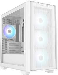 ASUS A21 PLUS 360 MM SOĞUTUCU ALANI 380 MM UZUNLUĞA KADAR EKRAN KARTI VE STANDART ATX PSU DESTEKLİ GİZLİ KABLO BÖLMELİ MICRO-ATX FANLI KASA BEYAZ
