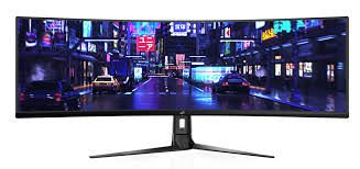 ASUS ROG STRIX XG49VQ 49 GAMING VA KAVISLI AURA RGB FREESYNC 2 HDR DFHD 3840X1080 1MS 144HZ DP HDMI USB MM VESA 3YIL ULTRA-WIDE HDR,DUSUK MAVI ISIK,YUKSEKLIK AYARI Monitör