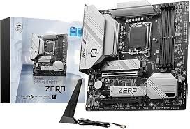 MSI MB B760M PROJECT ZERO SOKET 1700 DDR5 7800(OC) PCI-E ,M.2 USB3.2 HDMI,DP 1x 2.5G LAN WI-FI 6E Matx