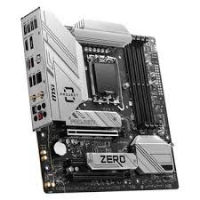 MSI MB B760M PROJECT ZERO SOKET 1700 DDR5 7800(OC) PCI-E ,M.2 USB3.2 HDMI,DP 1x 2.5G LAN WI-FI 6E Matx