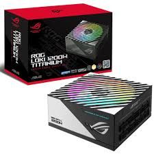 ASUS ROG-LOKI-1200T-SFX-L-GAMING MODÜLER ATX 3.0 UYUMLU 120MM PWM ARGB FAN PCIe 5.0 10 YIL GARANTI