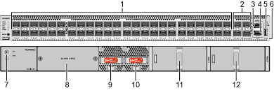 HUAWEI S5736-S48S4XC S5736-S48S4XC (48 GE SFP PORTS 4 10GE SFP PORTS 1 EXPANSION SLOT WITHOUT POWER MODULE)