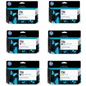P2V63A No 730 Kırmızı Designjet Kartuş 130Ml