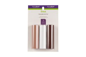CRICUT 2006230 EVERYDAY IRON ON MİNİ 9X61CM 3LÜ PAKET BEJ BEYAZ KAHVERENGİ