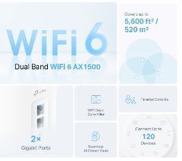 DECO-X10-1P AX1500 Whole Home Mesh Wi-Fi 6 System