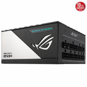 ASUS ROG LOKI SFX-L 850P PLATINUM MODÜLER ATX 3.0 UYUMLU 120MM PWM ARGB FAN PCIe 5.0 BEYAZ 10 YIL GARANTI