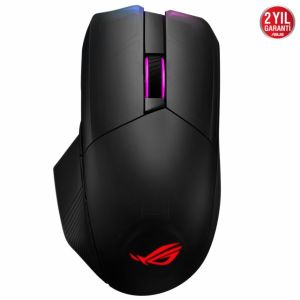 ASUS ROG CHAKRAM RGB Qi ŞARJ VE YAN JOYSTICK ÜÇ MODLU BAĞLANTI KABLOLU/2.4GHZ/BLUETOOTH 16000 DPI SENSÖR VİDASIZ MANYETİK TUŞLAR VE KAPAK AURA SYNC