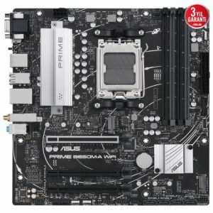 ASUS PRIME B650M-A WIFI AMD B650 AM5 DDR5 6400 DP HDMI VGA 2X M2 USB3.2 AX WiFi-BT AURA RGB 2.5Gbit LAN mATX ASUS 5X PROTECTION III BIOS FlLASHBACK