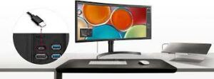 LG 35'' 35WN73A-B UltraWide™ QHD HDR VA Curved Monitor