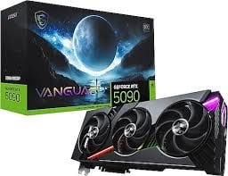 MSI VGA GEFORCE RTX 5090 32G VANGUARD SOC RTX5090 32GB GDRR7 512B DX12 PCIE 5.0 X16 (3XDP 1XHDMI)