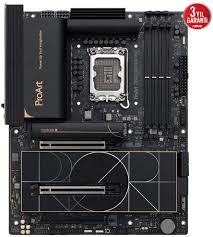 ASUS PROART Z890-CREATOR WIFI Intel Z890 LGA1851 DDR5 9066 HDMI 2xThunderbolt 5 1xUSB4 5x M2 USB3.2 WiFi 7 + BT AURA RGB 10Gbit + 2.5Gbit LAN ATX 16+1+2+2 Güç Aşamaları Thunderbolt 5 Asus Control Center Express