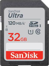 SDSDUN4-032G-GN6IN FLA 32GB 120MB/s SDHC Hafıza Kartı