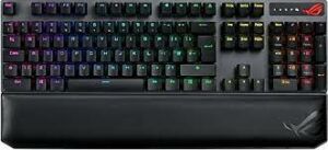 ASUS ROG STRIX SCOPE II 96 WIRELESS OYUNCU KLAVYESİ 3 FARKLI BAĞLANTI TÜRKÇE TUŞ DİZİLİMİ (2.4GHz RF, BLUETOOTH, KABLOLU) ROG NX SNOW MEKANİK SWITCH AURA SYNC RGB VE BİLEK DESTEĞİ