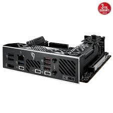 ASUS MB ROG STRIX Z890-I GAMING WIFI INTEL Z890 LGA1851 DDR5 8600 DP HDMI 2XUSB4 5X M2 USB3.2 WIFI 7 + BT AURA RGB 2.5GBİT LAN ATX 16+1+2+2 GÜÇ AŞAMALARI THUNDERBOLT 4 DIMM FIT M.2 Q-RELEASE