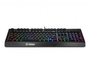 MSI GG VIGOR GK20 TR GAMING KEYBOARD RAINBOW ARKA AYDINLATMA ANTIGHOSTING MEMBRAN SIVI DOKULMESINE DAYANIKLI OYUNCU KLAVYESI TURKCE Q