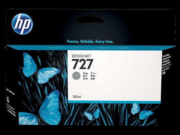 HP B3P24A (727) GRI 130 ML GENIS FORMAT MUREKKEP KARTUSU