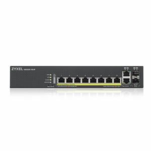 ZYXEL GS2220-10HP 8-PORT GBE L2 POE SWITCH WITH GBE UPLINK (1 YEAR NCC PRO PACK LICENSE BUNDLED)