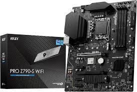 MSI MB PRO Z790-S WIFI INTEL Z790 LGA1700 DDR5 6600(OC) 2XM2 4XSATA HDMI DP WIFI 6E 2.5Gbps LAN ATX