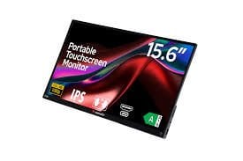 Verbatim 49592 PMT-15 Portable Touchscreen Monitor 15.6'' Full HD 1080p Metal Housing