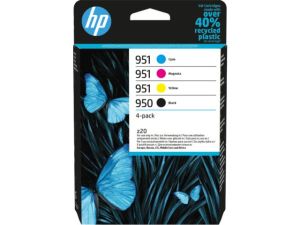 HP 6ZC65AE (950-951) SIYAH/MACENTA/CYAN/SARI 4LU PAKET MUREKKEP KARTUSU