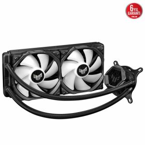 ASUS TUF GAMING LC II 240 ARGB AURA SYNC RGB 120MM*2 ADRESLENEBİLİR RGB FAN CPU SIVI SOĞUTUCUSU