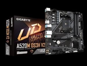 A520M-DS3H-V2 MAB AMD A520 AM4 DDR4 4733MHZ DVI HDMI