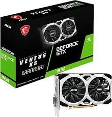 MSI VGA GEFORCE GTX 1650 D6 VENTUS XS OCV3 4GB GDDR6 128B DX12 PCIE 3.0 X16 (1xDVI 1XHDMI 1XDP)