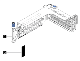 LENOVO 4XH7A82896 THINKSYSTEM V3 2U X16/X8/X8 PCIE G4 RISER 1/2 OPTION KIT